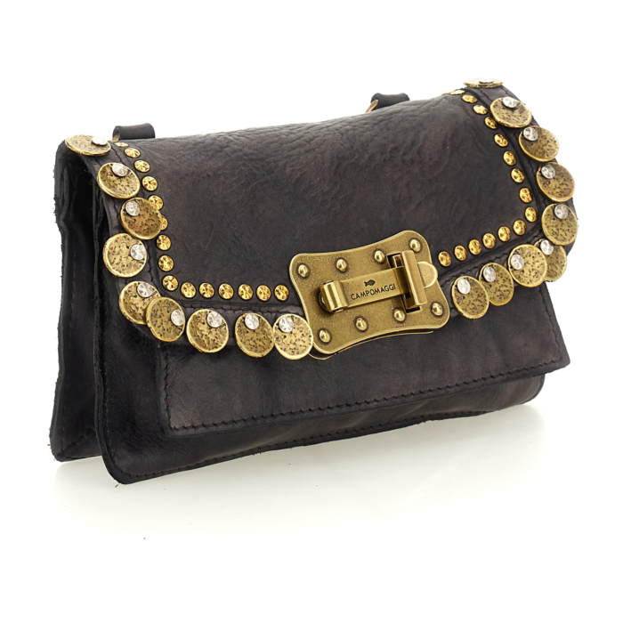 Crossbody Bag Felloniche Grey | Campomaggi