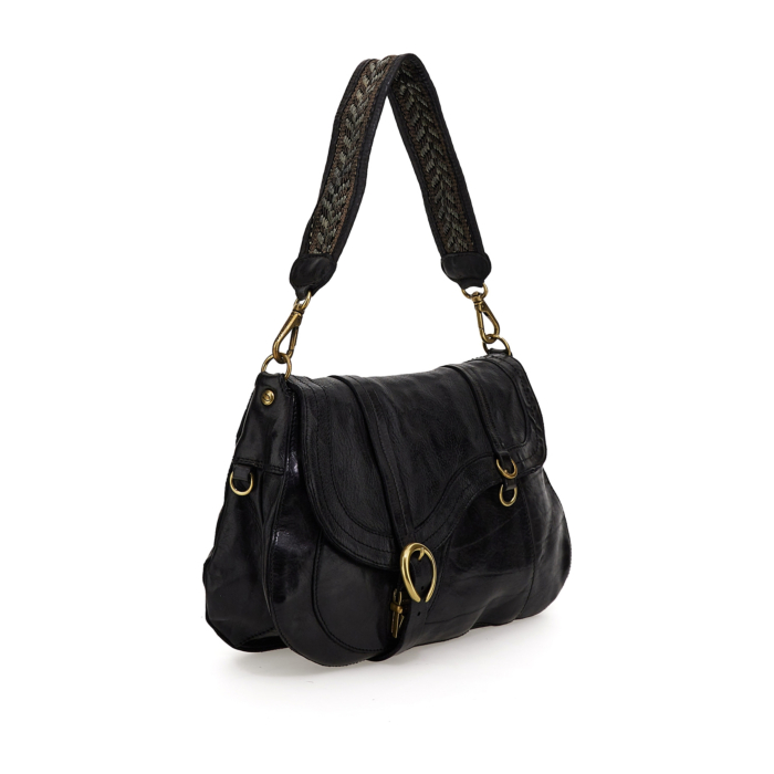 Shoulder Bag Arya Black | Campomaggi