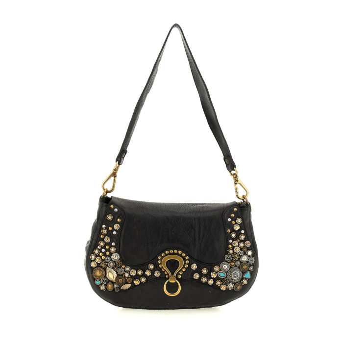 CAMPOMAGGI ショルダーバッグ 中古・古着通販】campomaggi (カンポマッジ) スタッズレザーショルダー