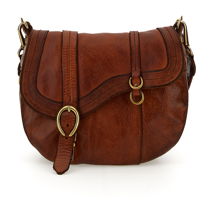 Crossbody Bag Arya Cognac | Campomaggi