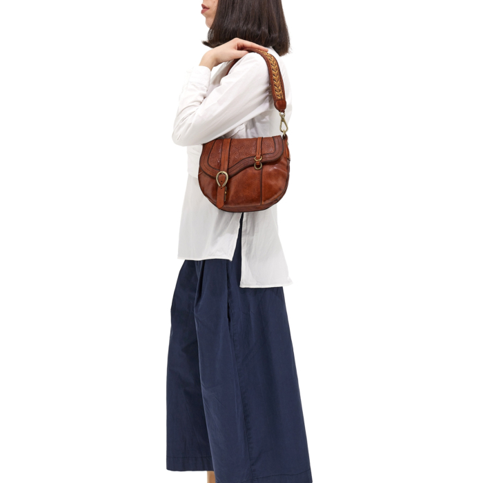 Crossbody Bag Arya Cognac | Campomaggi
