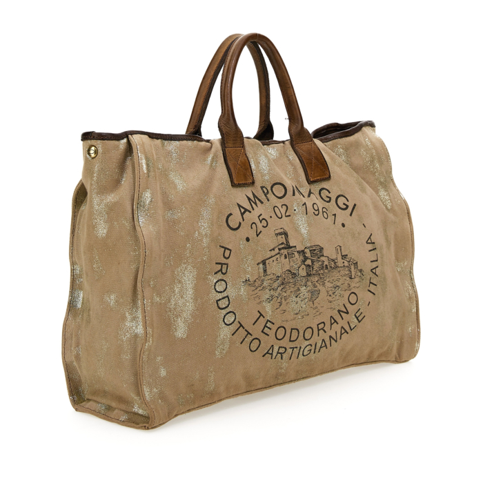 Shopping Bag/Shopper Crocus Grey | Campomaggi