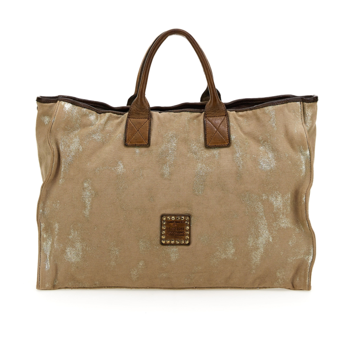 【美品】CAMPOMAGGI カーキ ボストンバッグ Wheeled bag Tokio Brown | Campomaggi