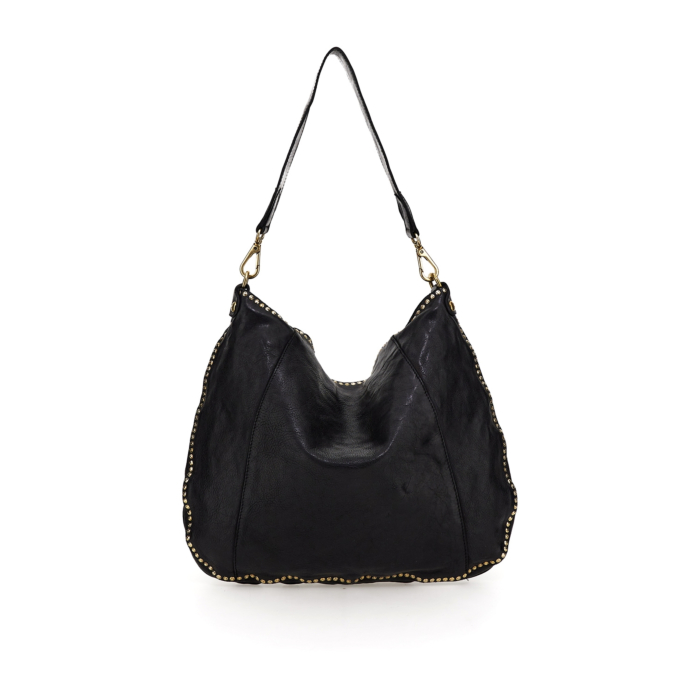 Shoulder Bag Kura Black | Campomaggi