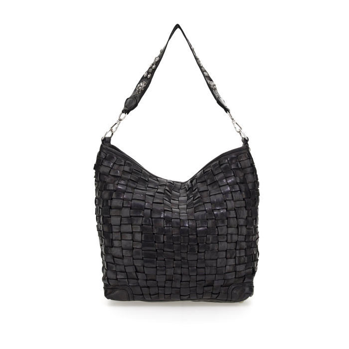 Shoulder Bag Edera Black | Campomaggi