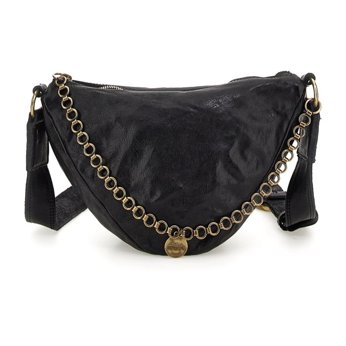 Set Cupholder Con Tazza Termica - Borsa A Tracolla, Nero-Oro, 380ml