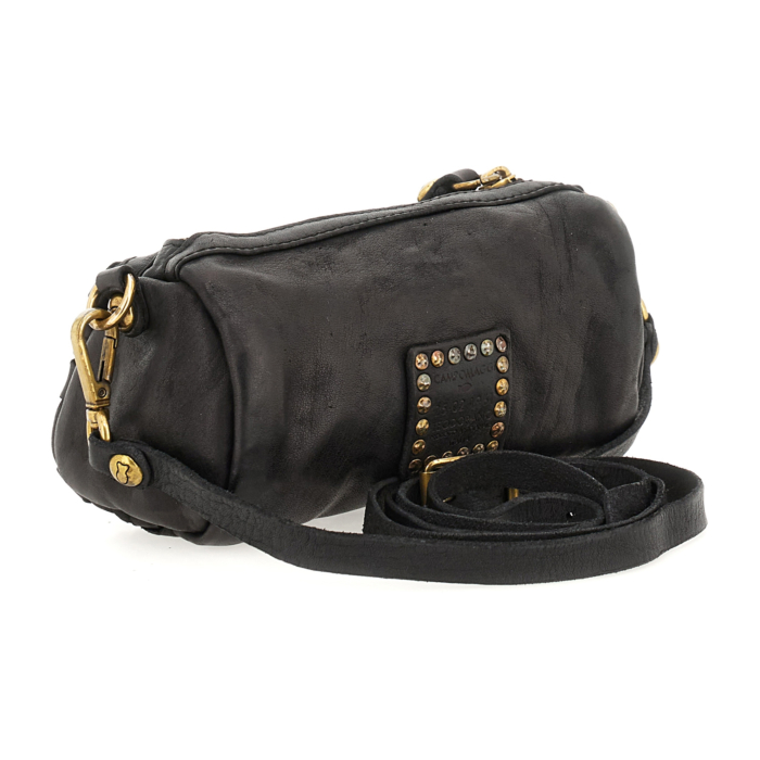 バッグ Campomaggi EDERA Round bag Shoulder Bag Edera Black | Campomaggi