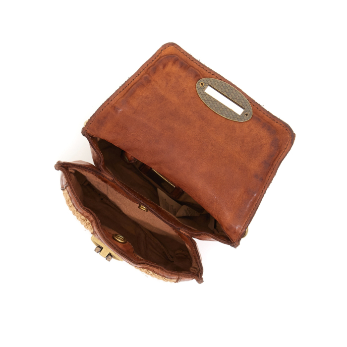 CRUCIANI ポーチ AU20.602 BRONZO Crossbody Bag Veracruz Cognac | Campomaggi
