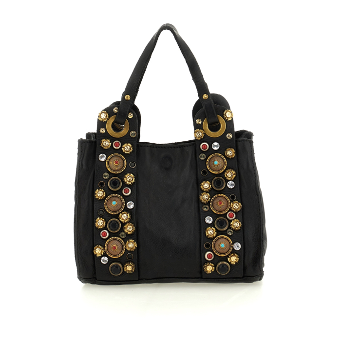 Crossbody Bag Ribes Black | Campomaggi