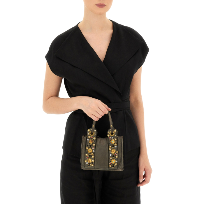 Crossbody Bag Ribes Grey | Campomaggi