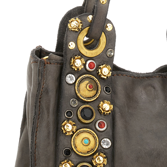 Crossbody Bag Ribes Grey | Campomaggi