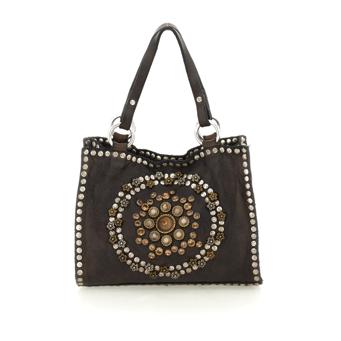 Crossbody Bag Bella Di Notte Grey | Campomaggi