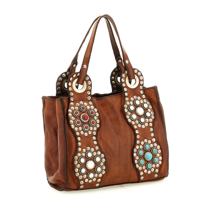 Crossbody Bag San Giuliano Mare Cognac | Campomaggi