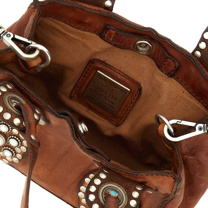 Crossbody Bag San Giuliano Mare Cognac | Campomaggi
