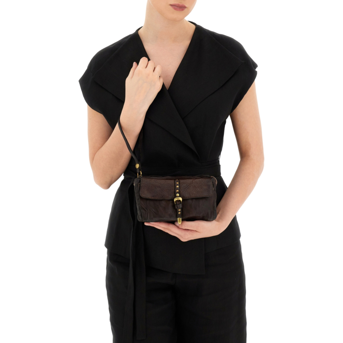 Clutch Bag Kura Brown | Campomaggi