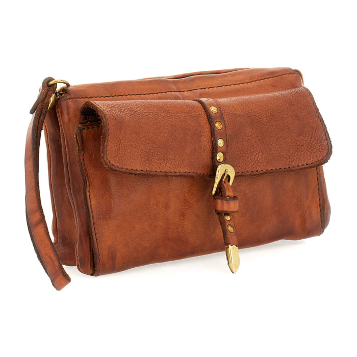 Clutch Bag Kura Cognac | Campomaggi