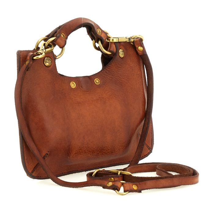 Crossbody Bag Hiddenite Cognac | Campomaggi