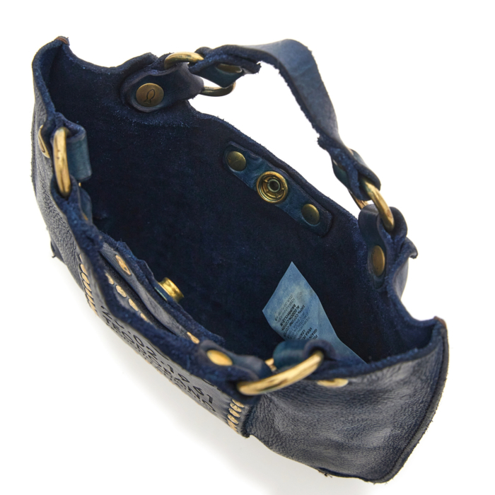 Crossbody Bag Hiddenite Blue | Campomaggi