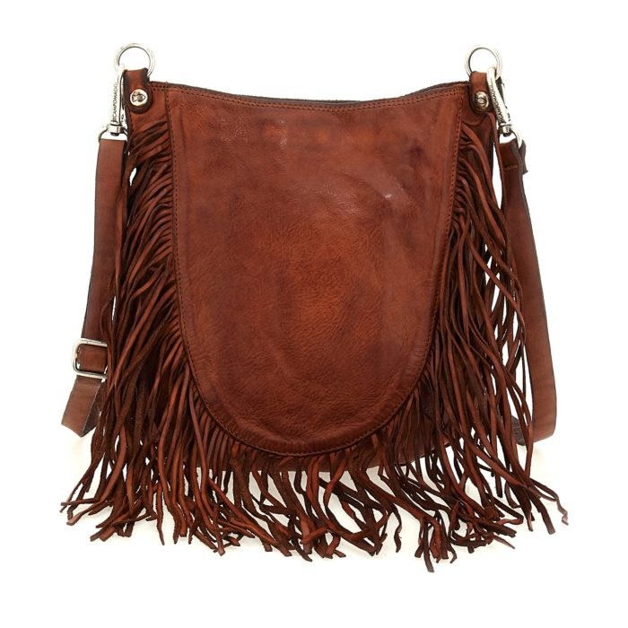 Crossbody Bag Zefiro Cognac | Campomaggi