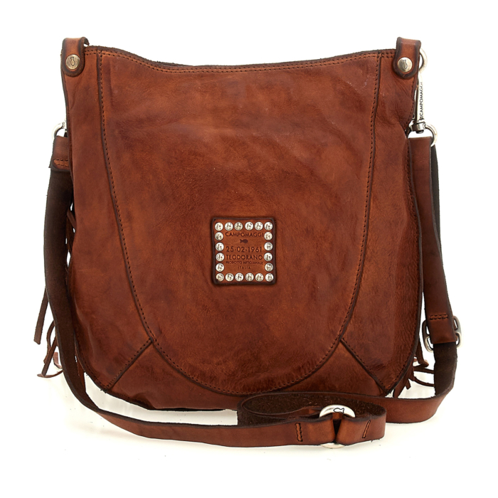 Crossbody Bag Zefiro Cognac | Campomaggi