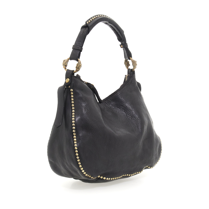 Damenhandtaschen Campomaggi Tasche Leder Schwarz Campomaggi