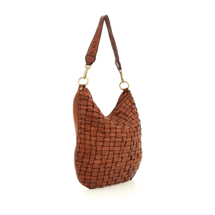 Shoulder Bag Edera Cognac | Campomaggi