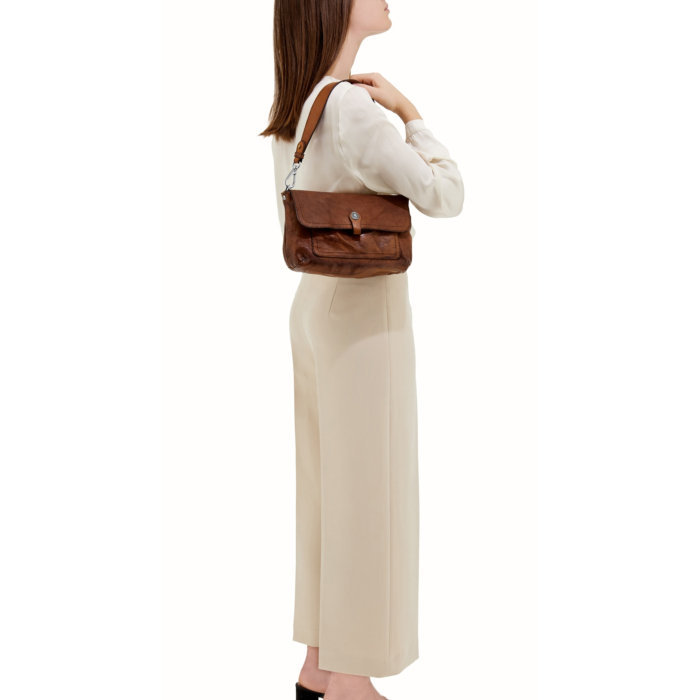 Crossbody Bag Gemini Cognac | Campomaggi