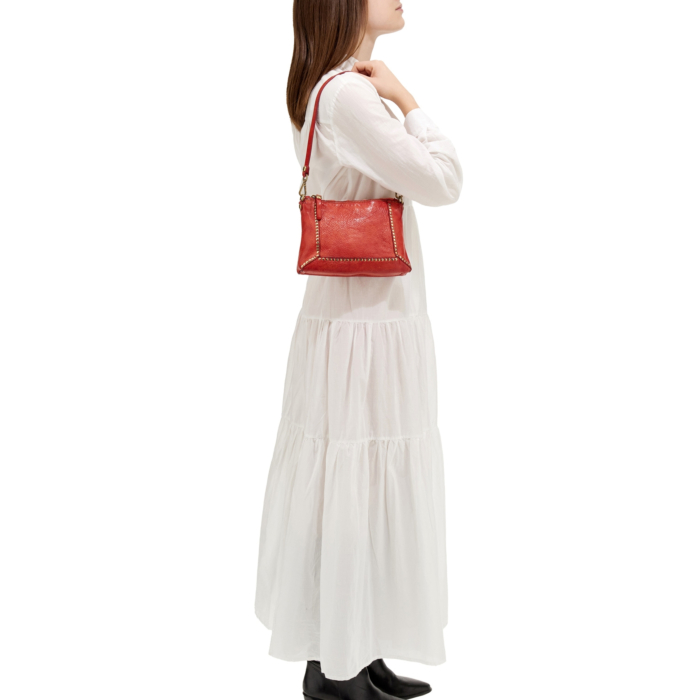 Feuerwear Borsa A Tracolla Carl In Tubo Dei Pompieri Riciclato - Colore Rosso