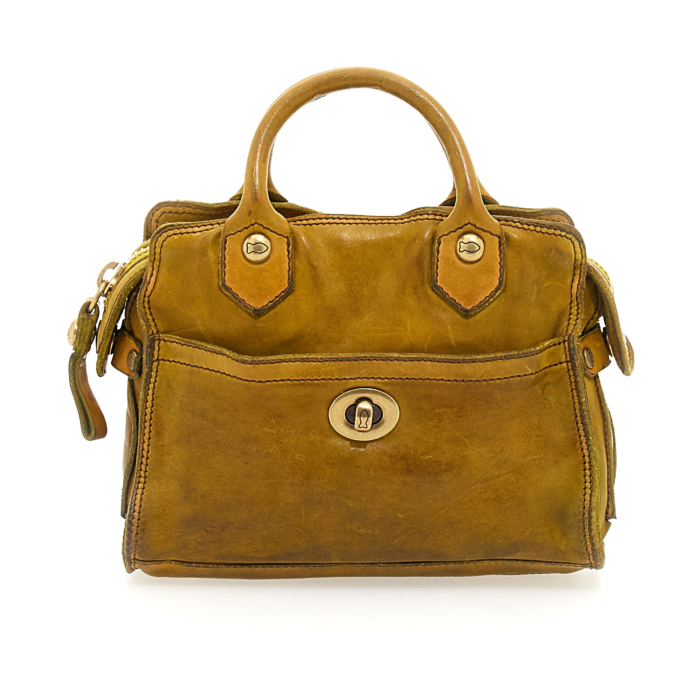 Borsa Shopping Minimal Giallo Campomaggi