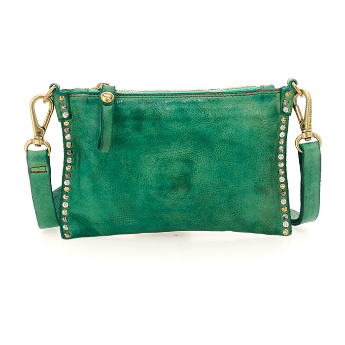 Clutch Bag Kura Green | Campomaggi