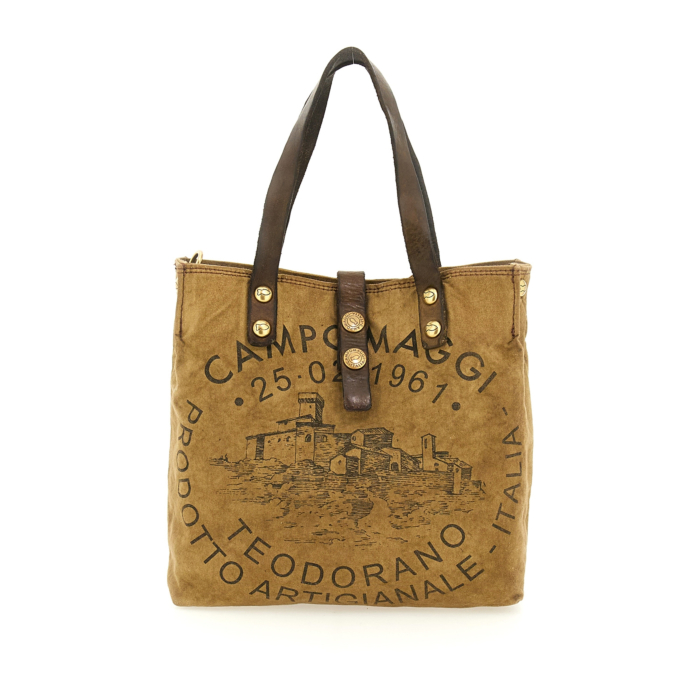 Shopping Bag/Shopper Genziana Beige | Campomaggi