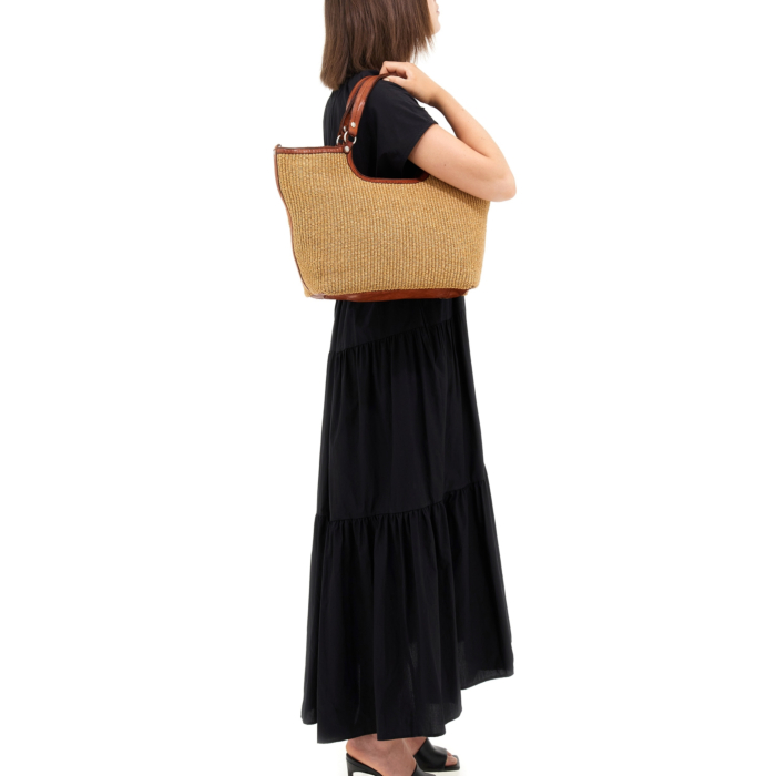 Shopping Bag/Shopper Veracruz Beige | Campomaggi