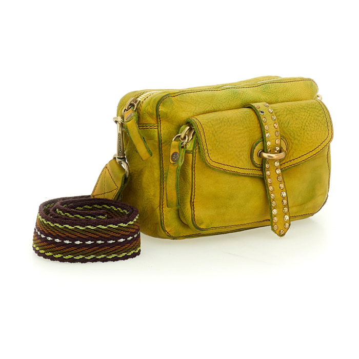 Crossbody Bag Kura Yellow | Campomaggi