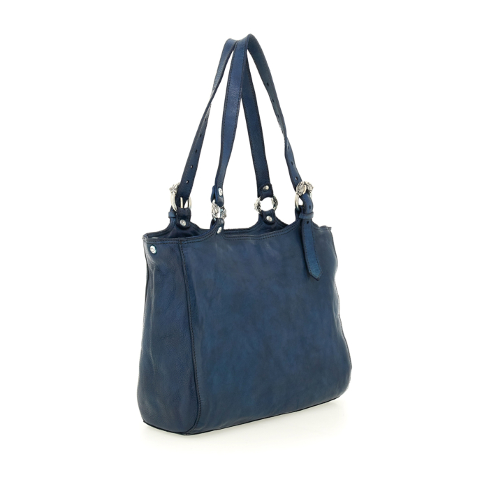Shopping Bag/Shopper Classic Blue | Campomaggi