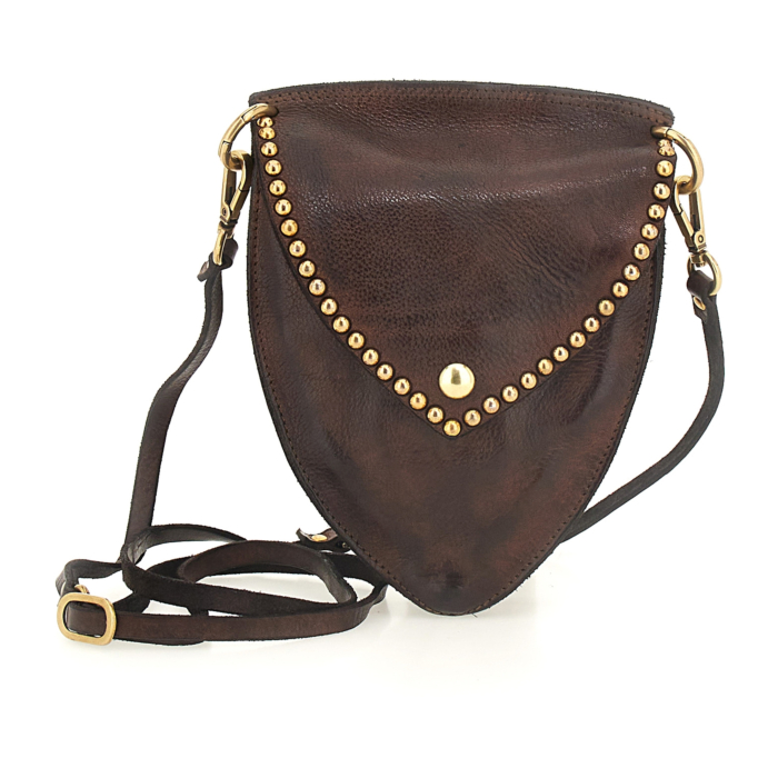 CAMPOMAGGI レザー フリンジ ショルダーバッグ Crossbody Bag Diamante Grey | Campomaggi