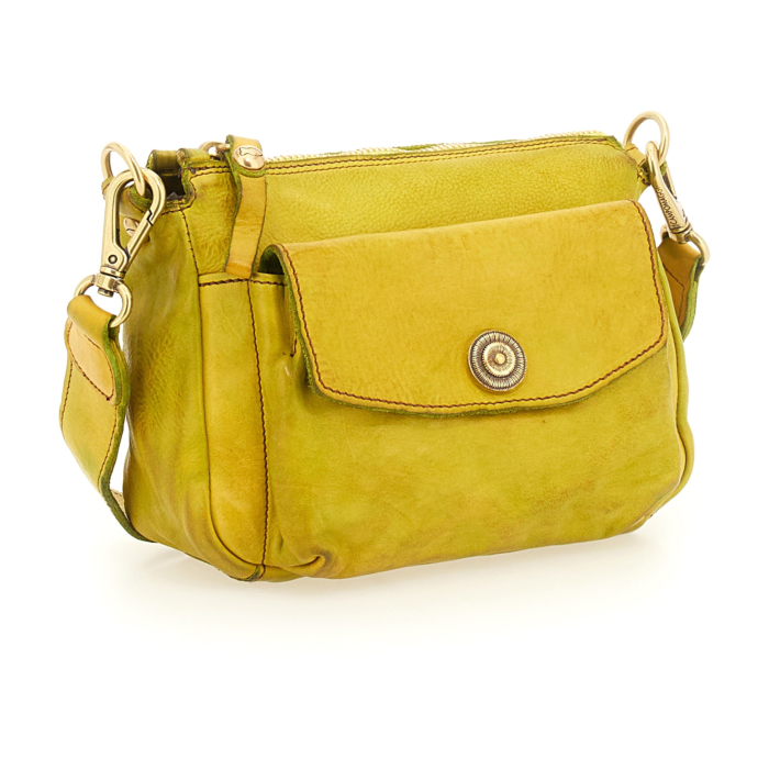 Crossbody Bag Ossidiana Yellow | Campomaggi