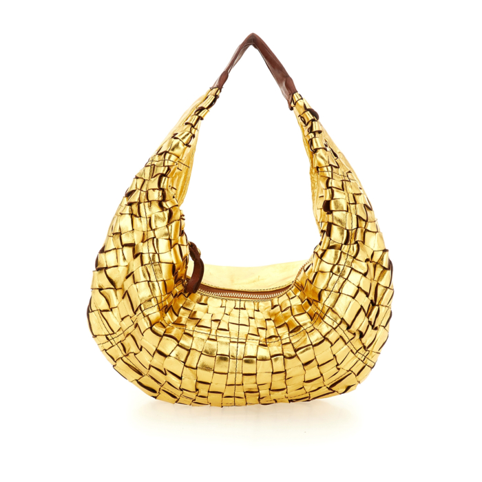 Shoulder Bag Edera Lux Gold | Campomaggi