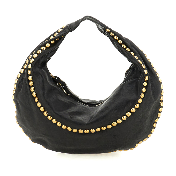 Borsa Monospalla Ametista Nero | Campomaggi