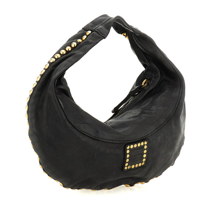 Shoulder Bag Ametista Black | Campomaggi