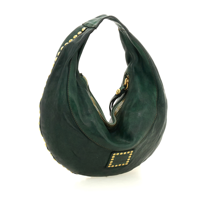 Shoulder Bag Ametista Green | Campomaggi