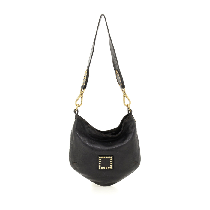 Shoulder Bag Malachite Black | Campomaggi
