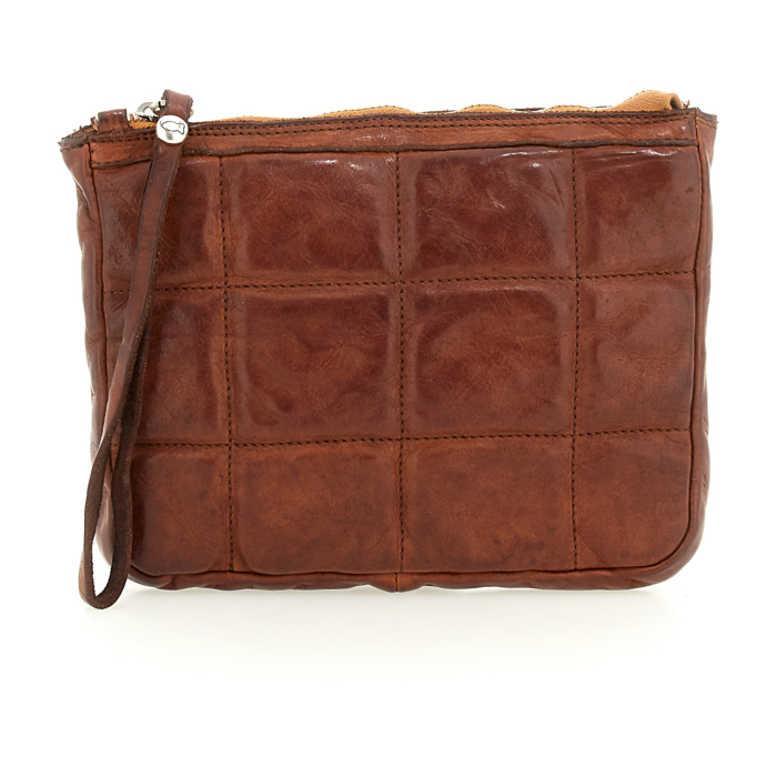 Clutch Bag Selce Cognac Campomaggi