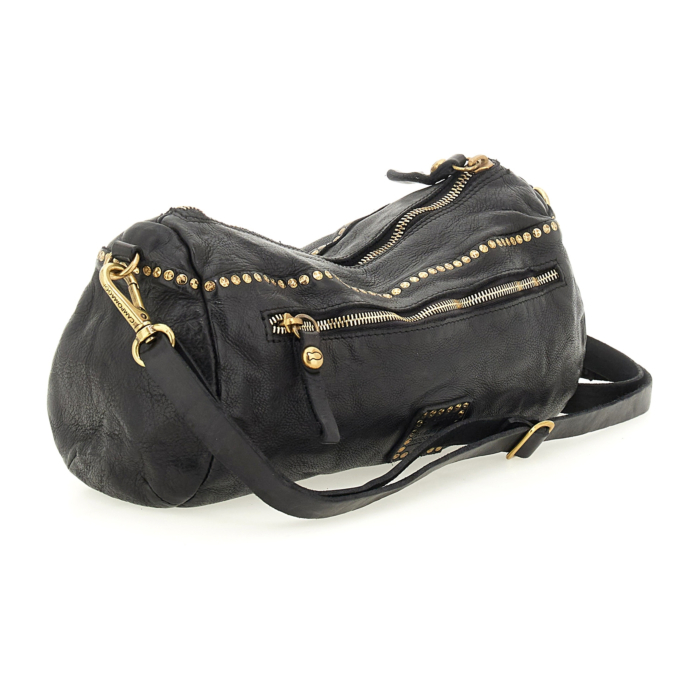Crossbody Bag Kura Black | Campomaggi