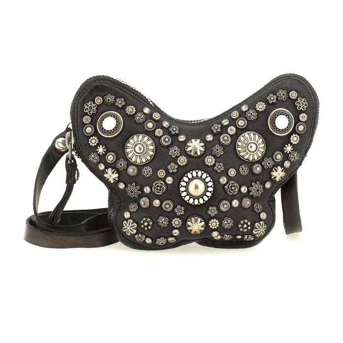Crossbody Bag Diamante Grey | Campomaggi