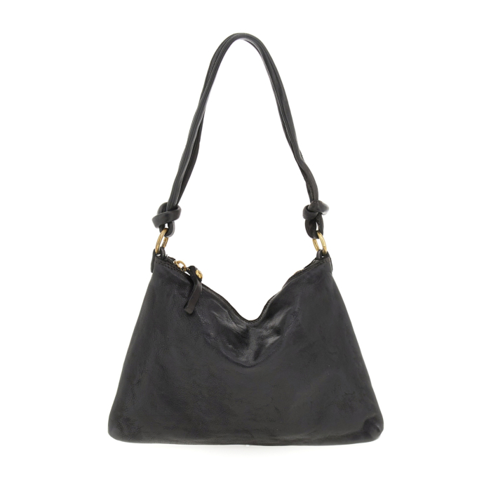 Shoulder Bag Ebano Black | Campomaggi