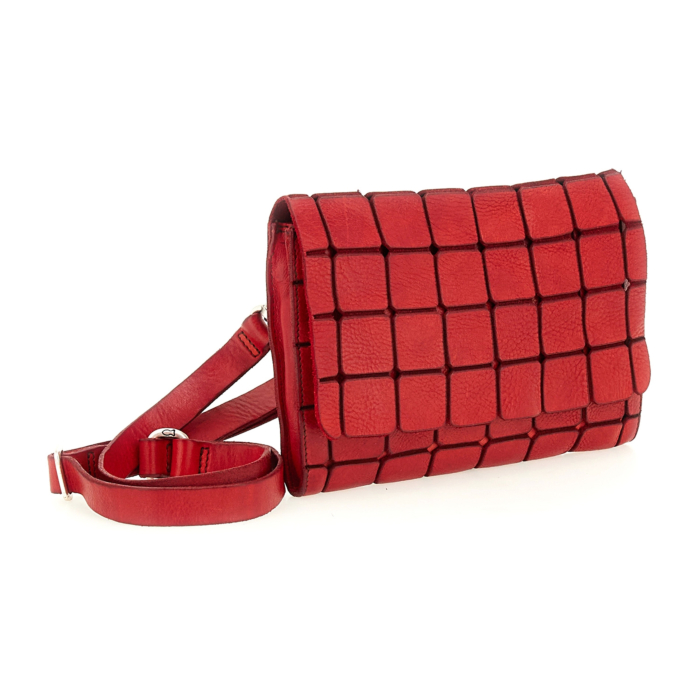Crossbody Bag Acacia Red | Campomaggi