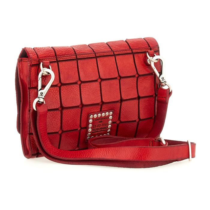 Crossbody Bag Acacia Red | Campomaggi