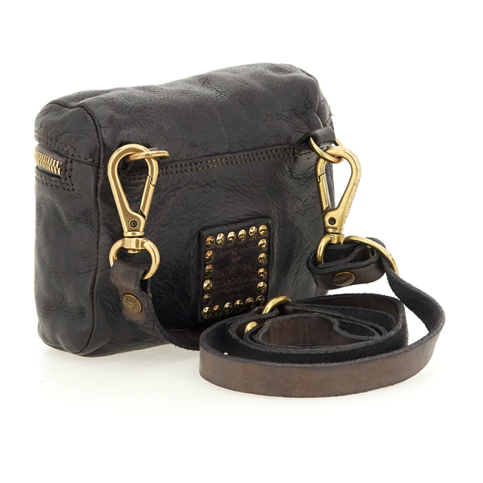 ★NOIAGO★ Essential Utility Crossbody Charcoal NOI943 Ellie_Suede_Dark_Green_w._Gold