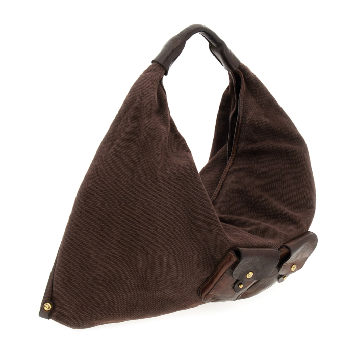 【PORTERNA】Magwin Fur Shoulder Bag Forna Women's Drawstring Shoulder Hedgehog Fur Beige (20