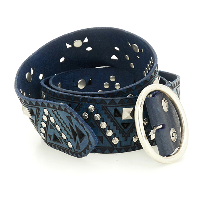Belts Rock Blue | Campomaggi display picture 3